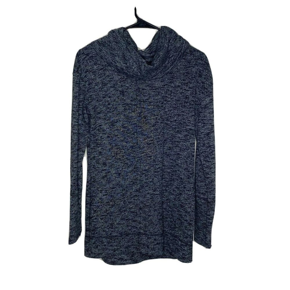 Merona Gray Tunic‎ Funnel Neck Sweatshirt
